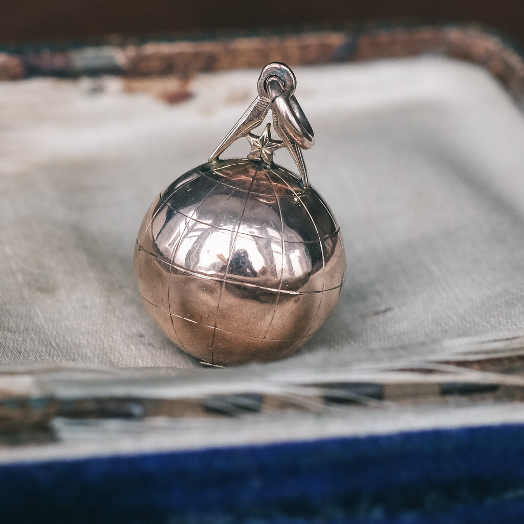 Victorian Masonic Ball Fob - Lost Owl Jewelry