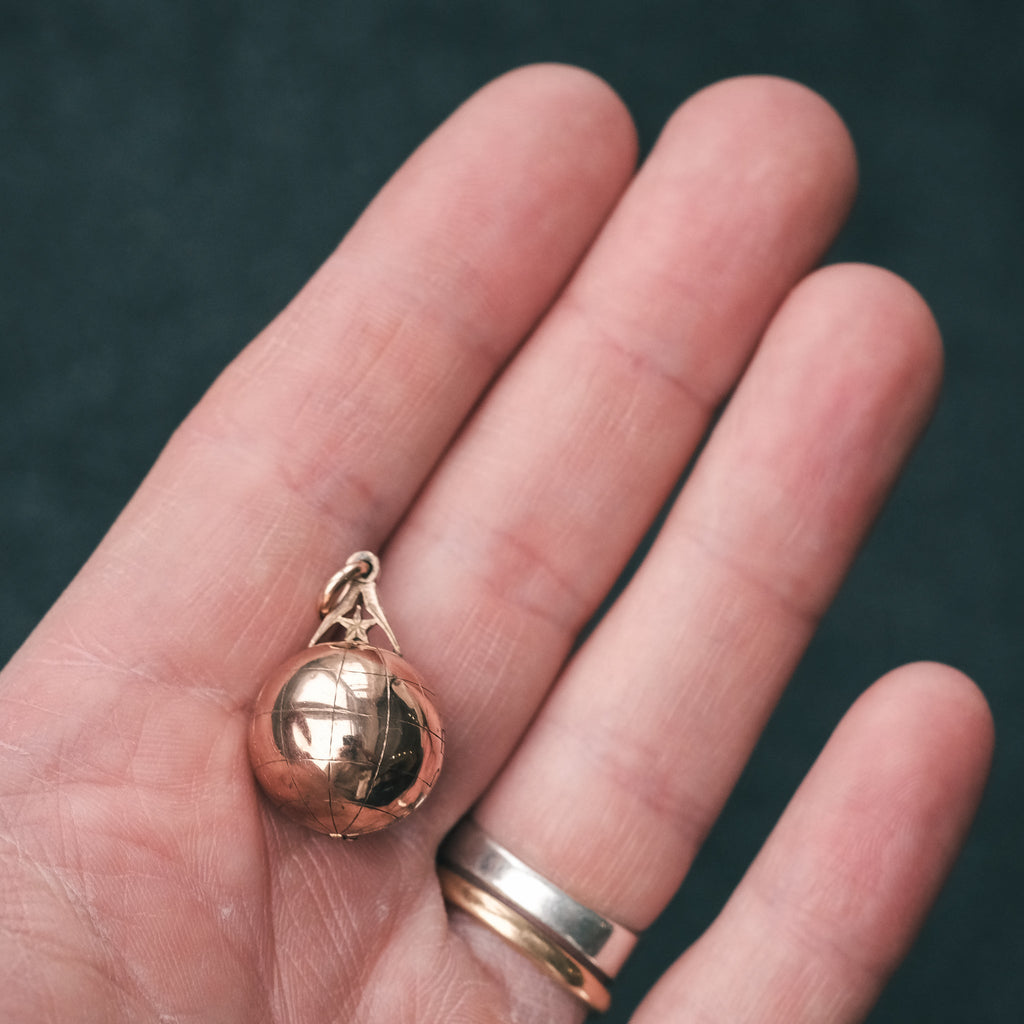 Victorian Masonic Ball Fob - Lost Owl Jewelry