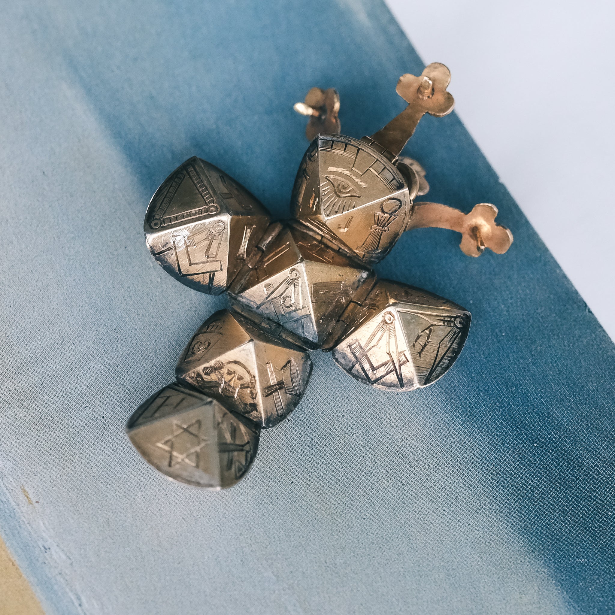 Victorian Masonic Ball Pendant – Lost Owl Jewelry