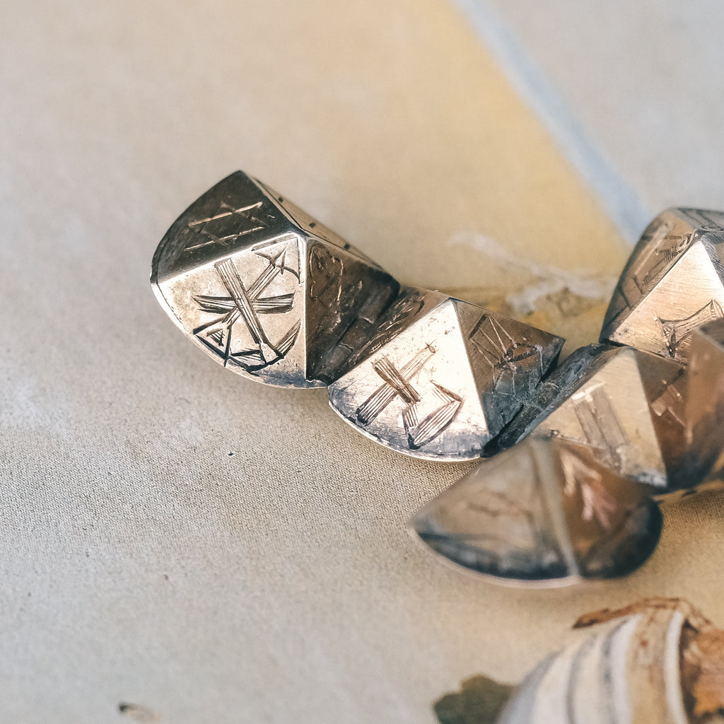 Victorian Masonic Ball Pendant - Lost Owl Jewelry