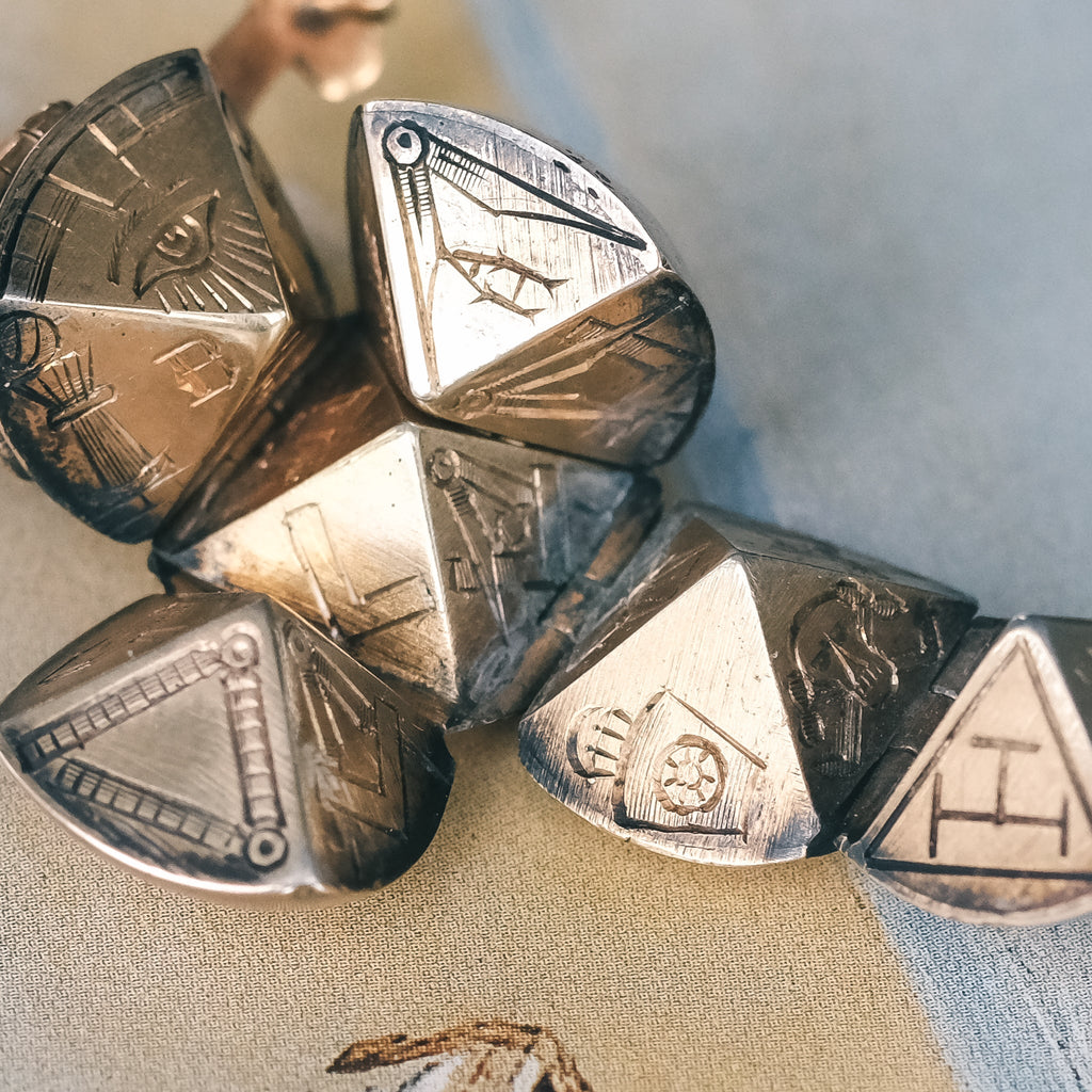 Victorian Masonic Ball Pendant - Lost Owl Jewelry