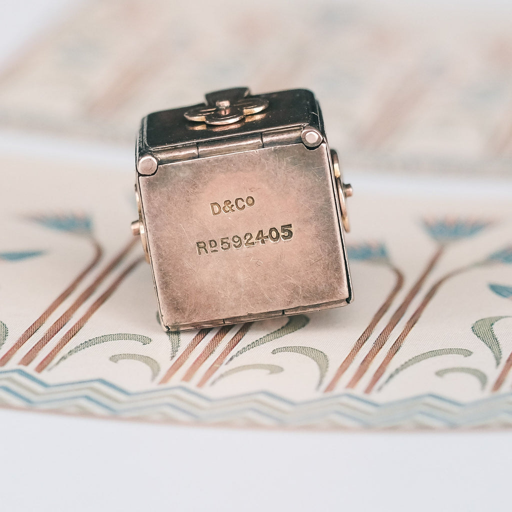 Victorian Masonic Cube Fob - Lost Owl Jewelry