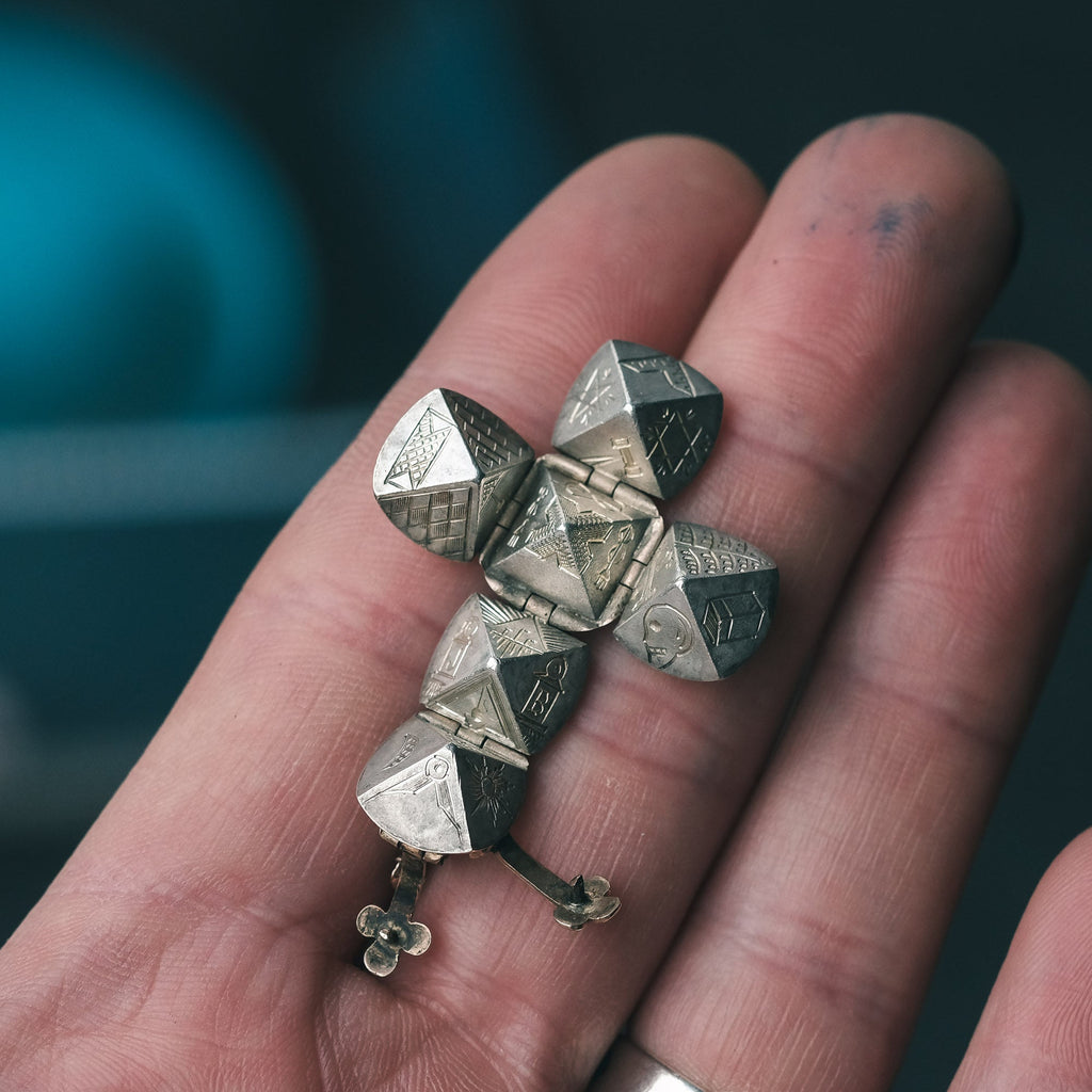 Victorian Masonic Orb Fob - Lost Owl Jewelry