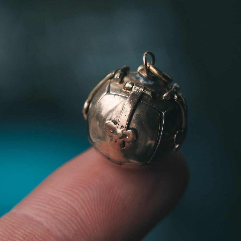 Victorian Masonic Orb Fob - Lost Owl Jewelry