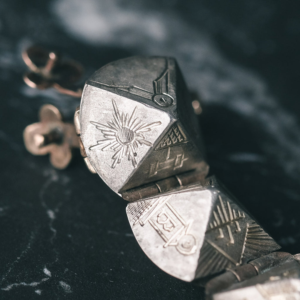 Victorian Masonic Orb Fob - Lost Owl Jewelry