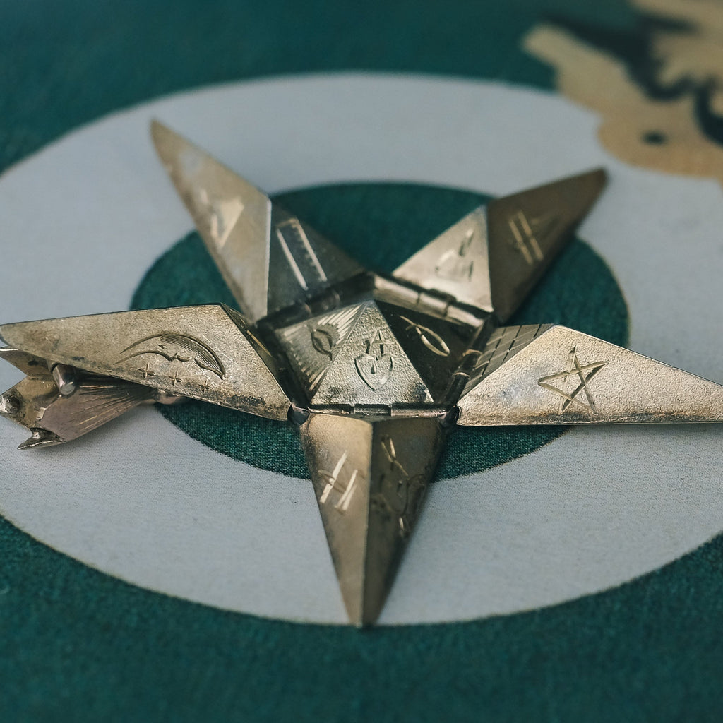 Victorian Masonic Star Fob - Lost Owl Jewelry