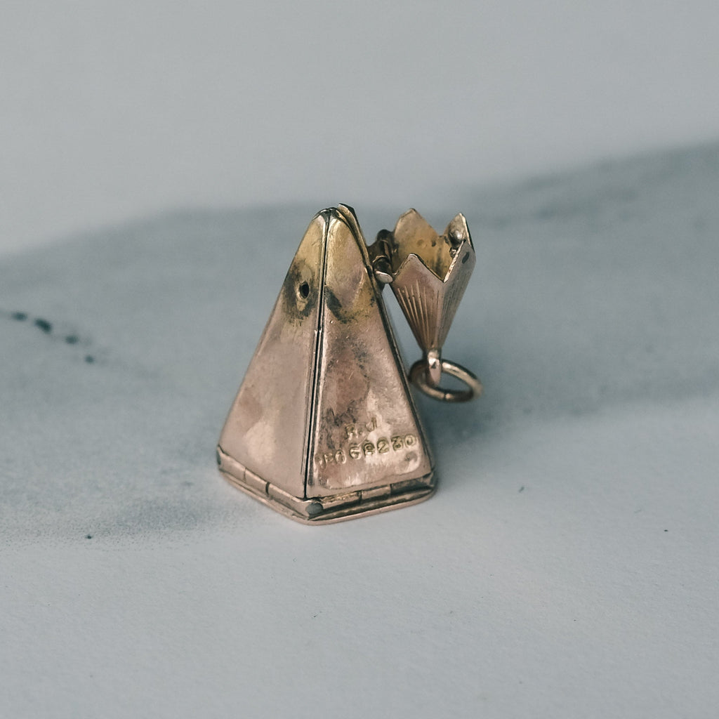 Victorian Masonic Star Fob - Lost Owl Jewelry