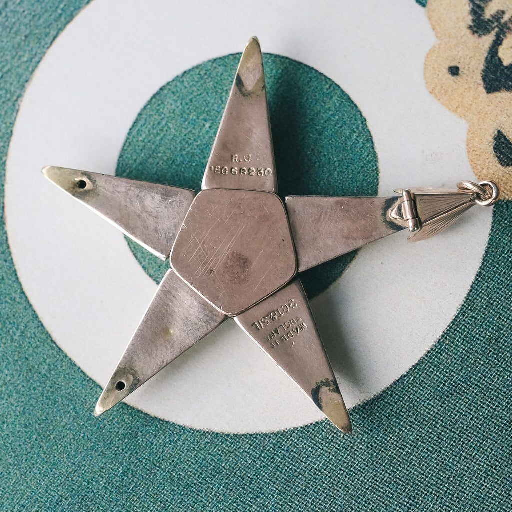 Victorian Masonic Star Fob - Lost Owl Jewelry