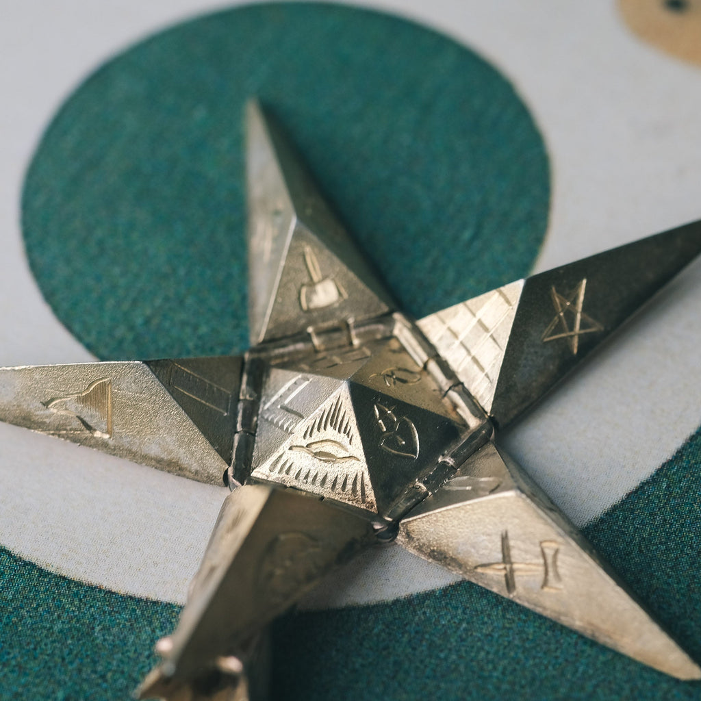 Victorian Masonic Star Fob - Lost Owl Jewelry
