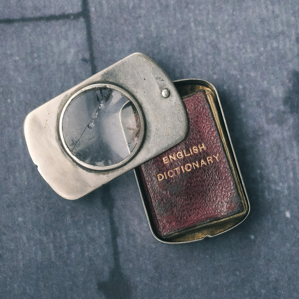 Victorian Miniature Pocket Dictionary - Lost Owl Jewelry