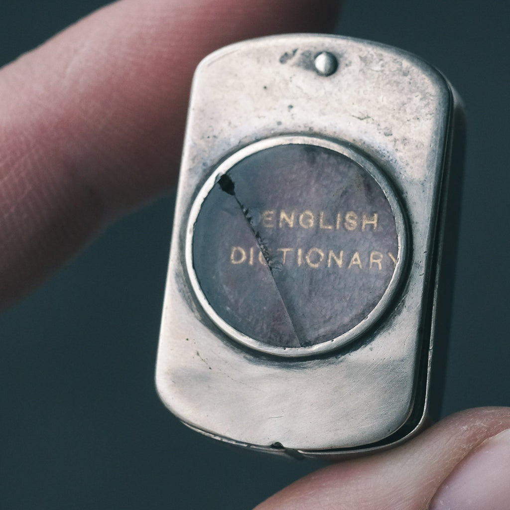 Victorian Miniature Pocket Dictionary - Lost Owl Jewelry