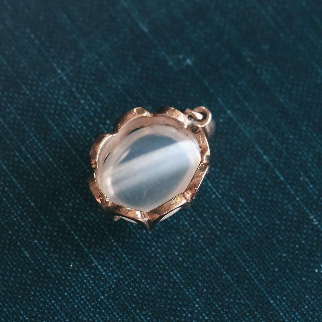 Victorian Moonstone Pendant - Lost Owl Jewelry