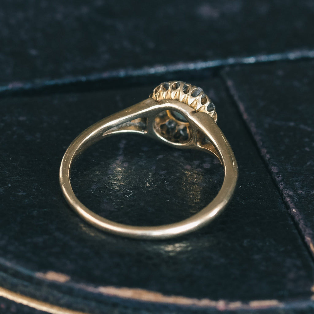 Victorian Opal Cluster Ring - Lost Owl Jewelry