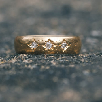 Victorian Orion's Belt Ring - Lost Owl Jewelry