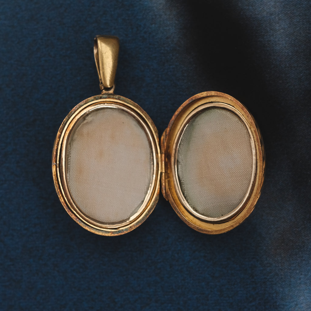 Victorian Pearl Cross Locket - Lost Owl Jewelry