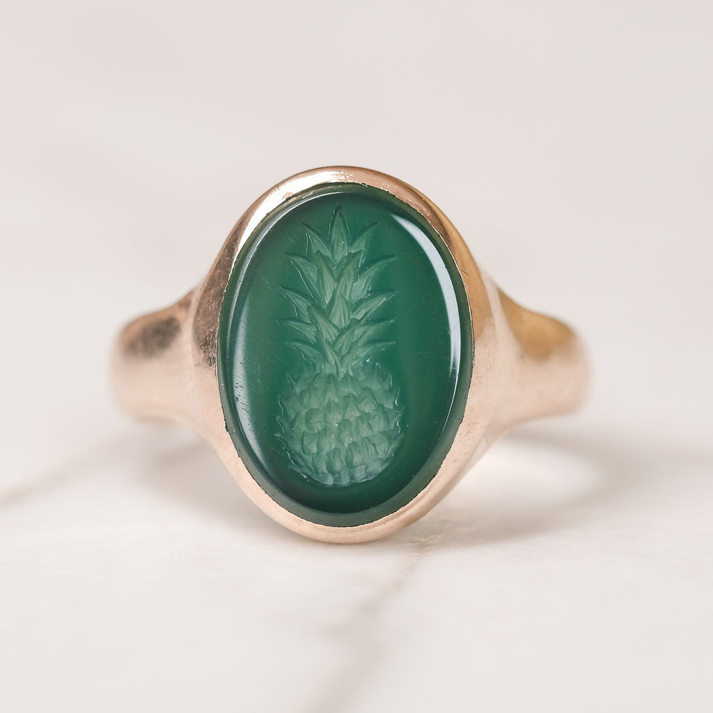 Victorian Pineapple Ring - Lost Owl Jewelry