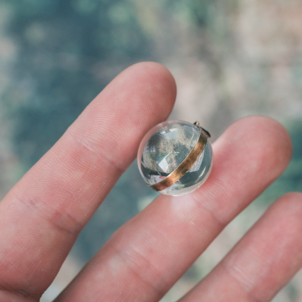 Victorian Pool - of - Light Pendant - Lost Owl Jewelry