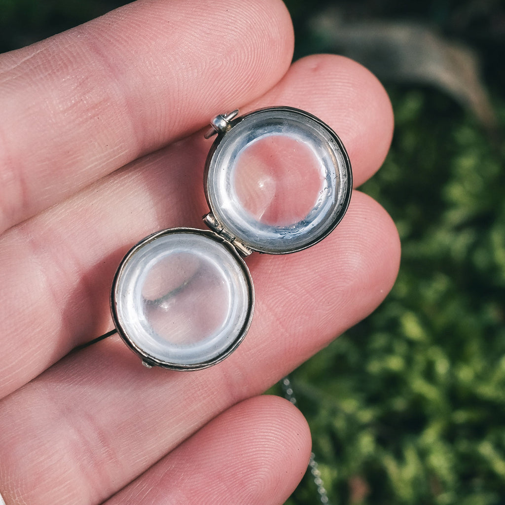 Victorian Pools of Light Locket - Lost Owl Jewelry