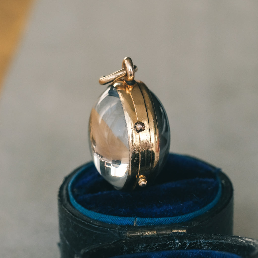 Victorian 'Pools of Light' Locket - Lost Owl Jewelry