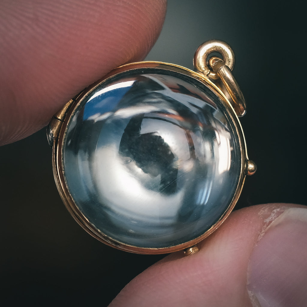 Victorian 'Pools of Light' Locket - Lost Owl Jewelry