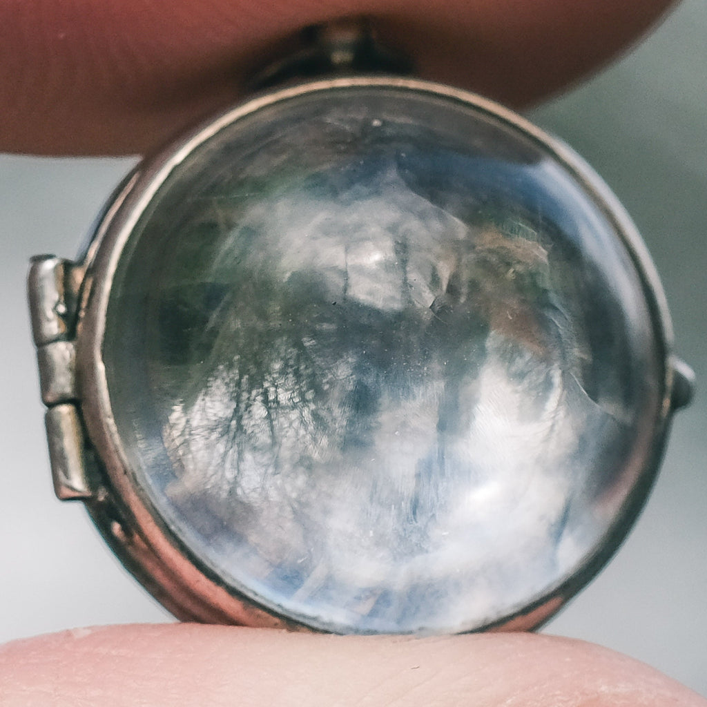 Victorian Pools of Light Locket - Lost Owl Jewelry