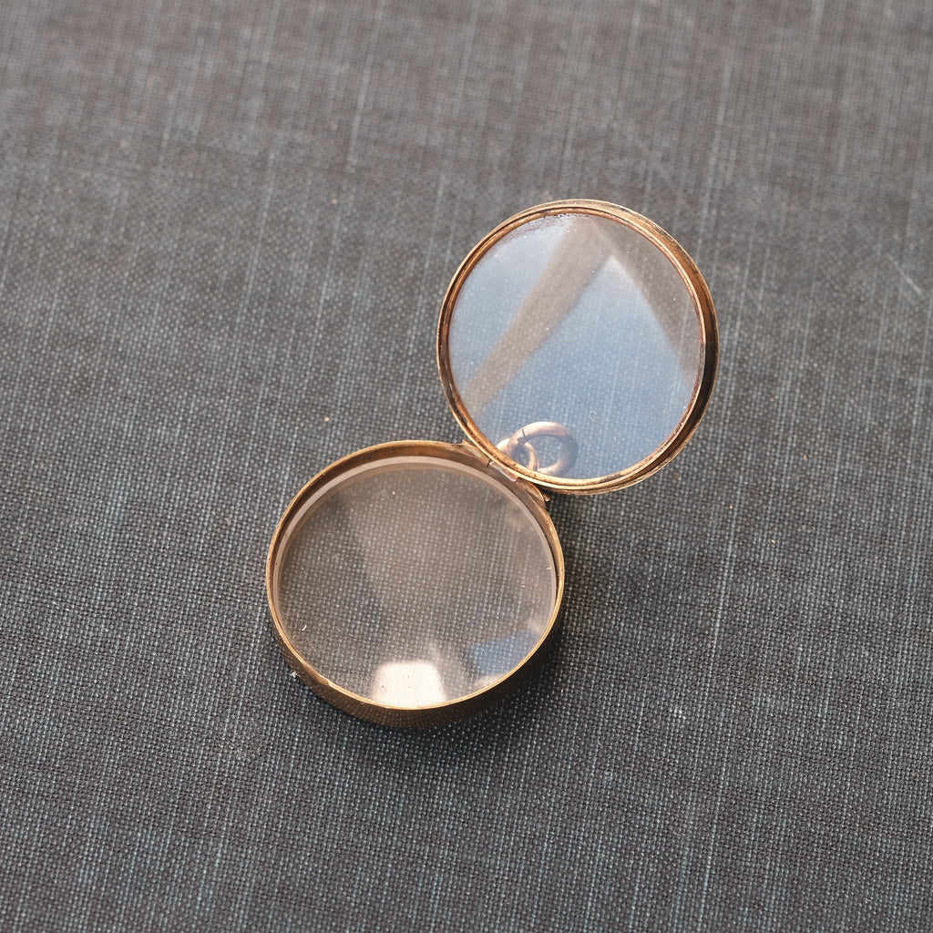 Victorian Round Locket - Lost Owl Jewelry