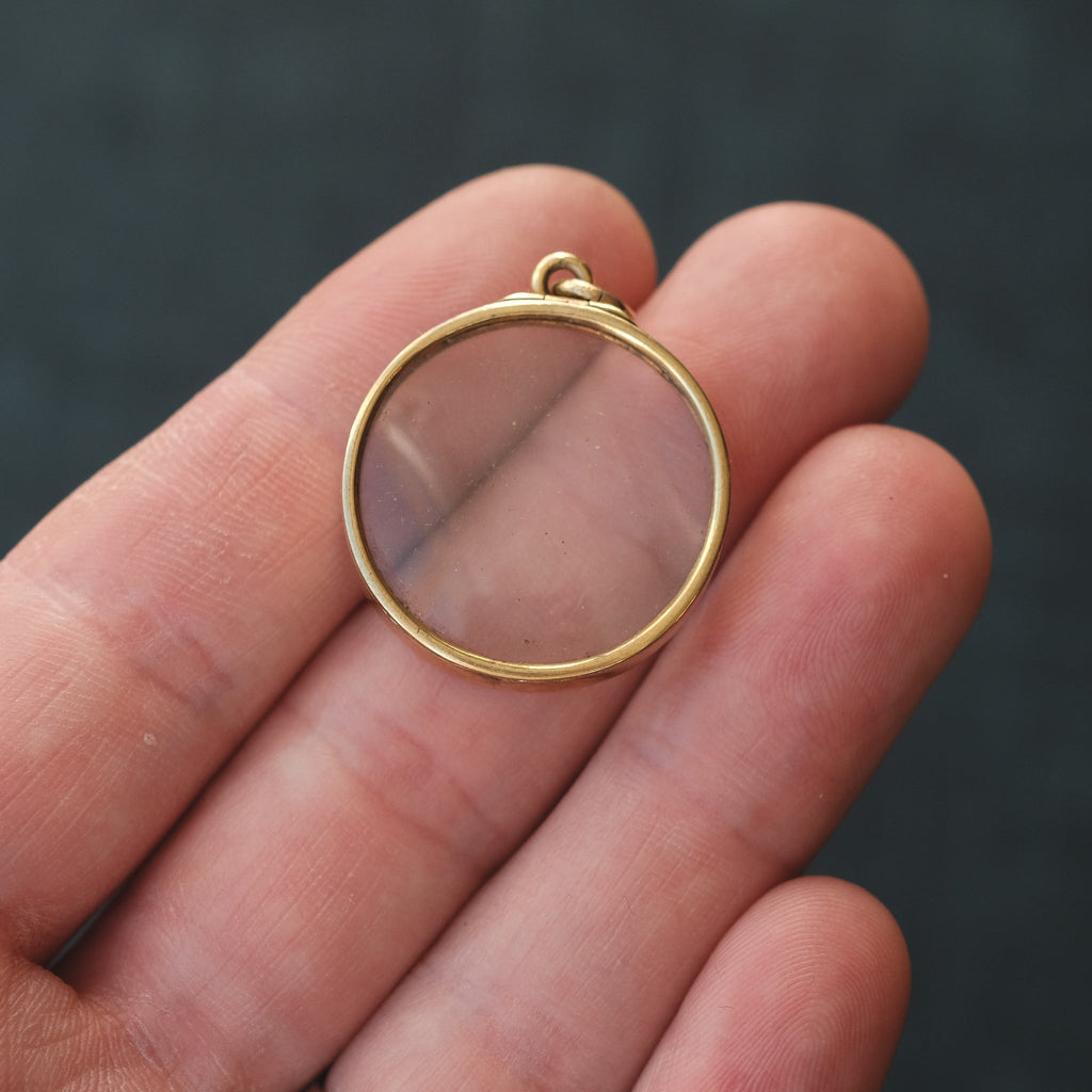 Victorian Round Locket - Lost Owl Jewelry