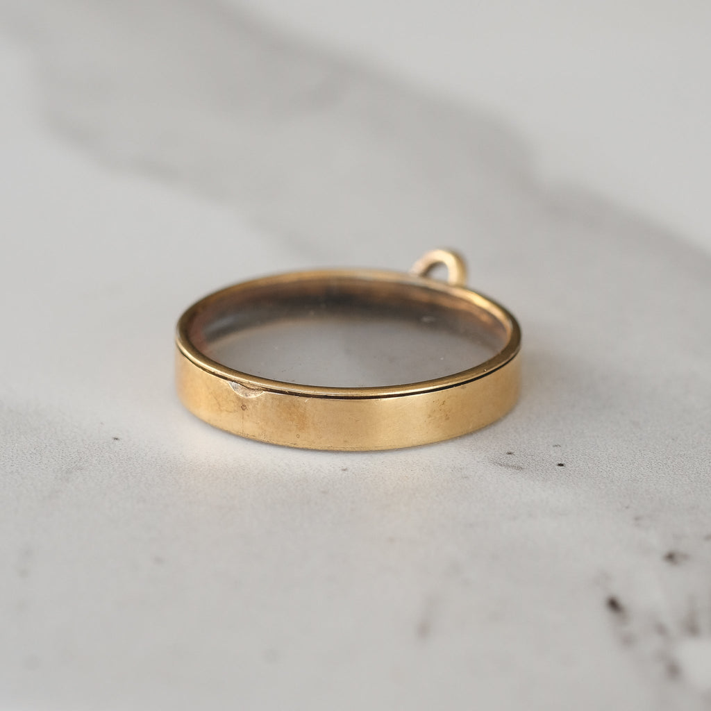 Victorian Round Locket - Lost Owl Jewelry