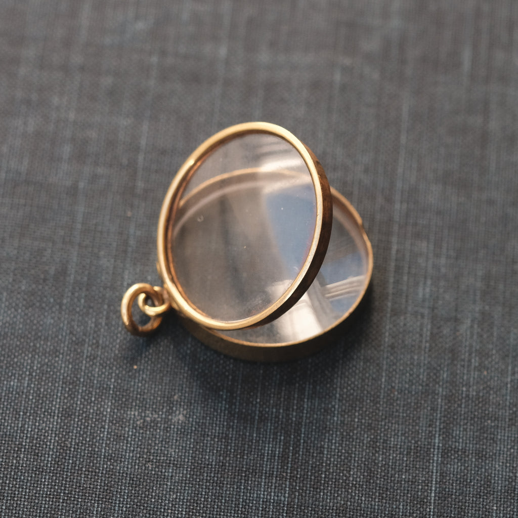 Victorian Round Locket - Lost Owl Jewelry