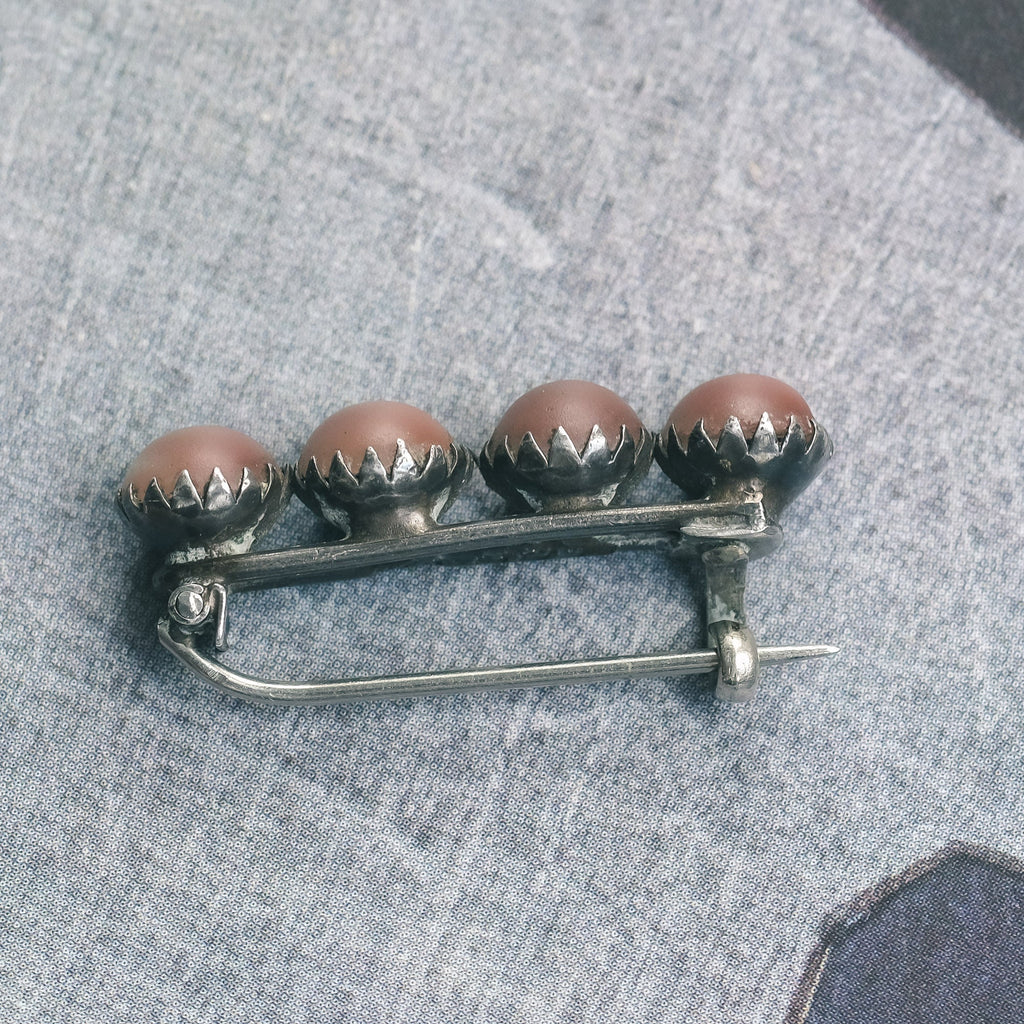 Victorian Saphiret Brooch - Lost Owl Jewelry