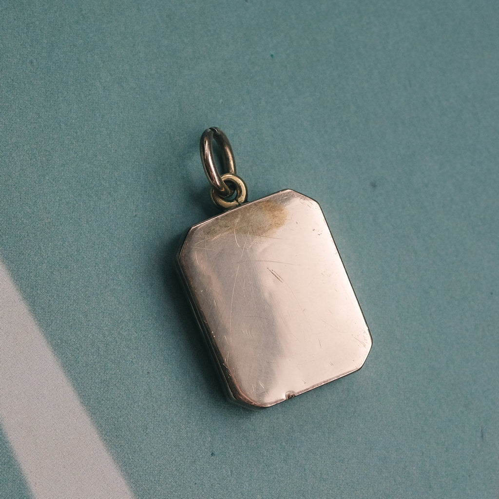 Victorian Sapphire & Diamond Locket - Lost Owl Jewelry