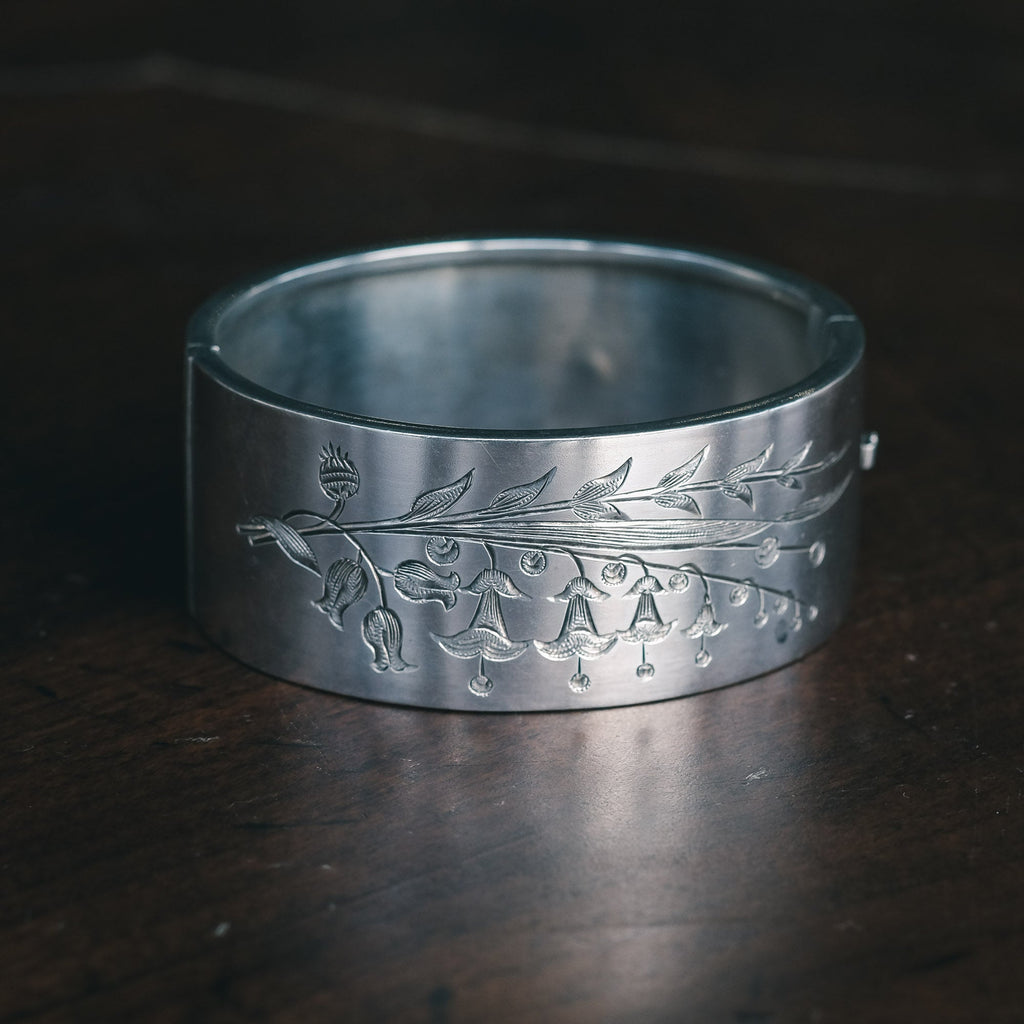 Victorian Solomon's Seal Cuff - Lost Owl Jewelry