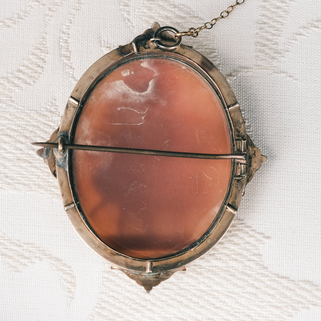 Victorian "The Three Graces" Cameo Brooch - Lost Owl Jewelry