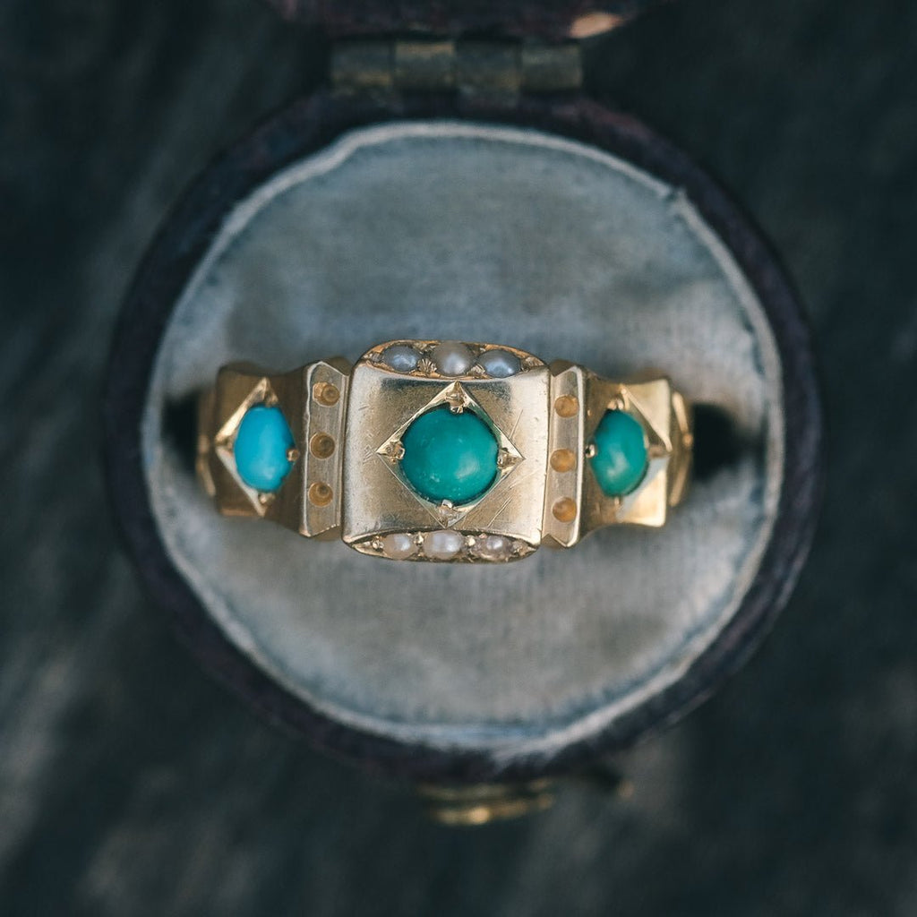 Victorian Trompe - l'œil Trilogy Band - Lost Owl Jewelry