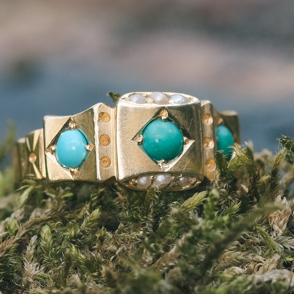 Victorian Trompe - l'œil Trilogy Band - Lost Owl Jewelry