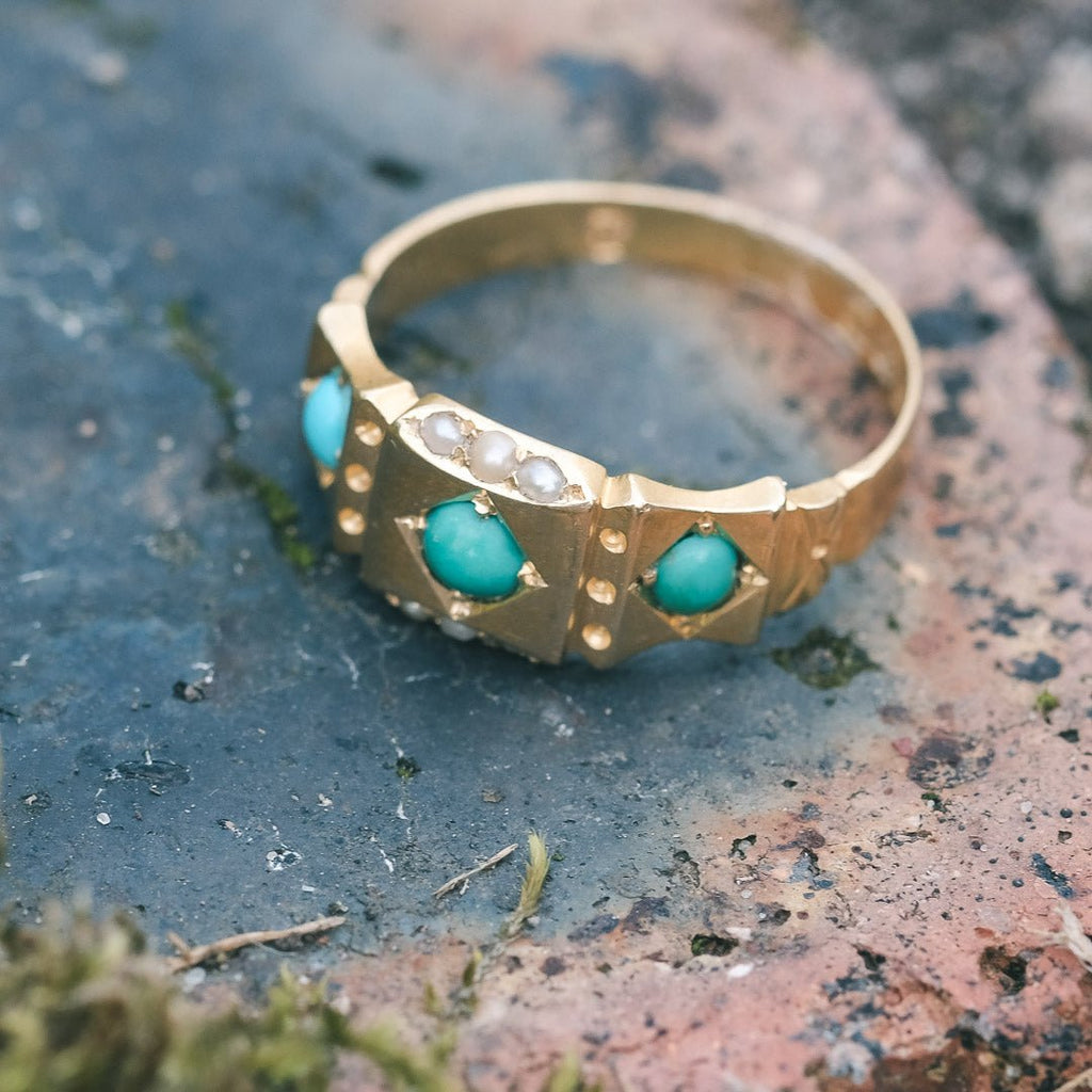 Victorian Trompe - l'œil Trilogy Band - Lost Owl Jewelry