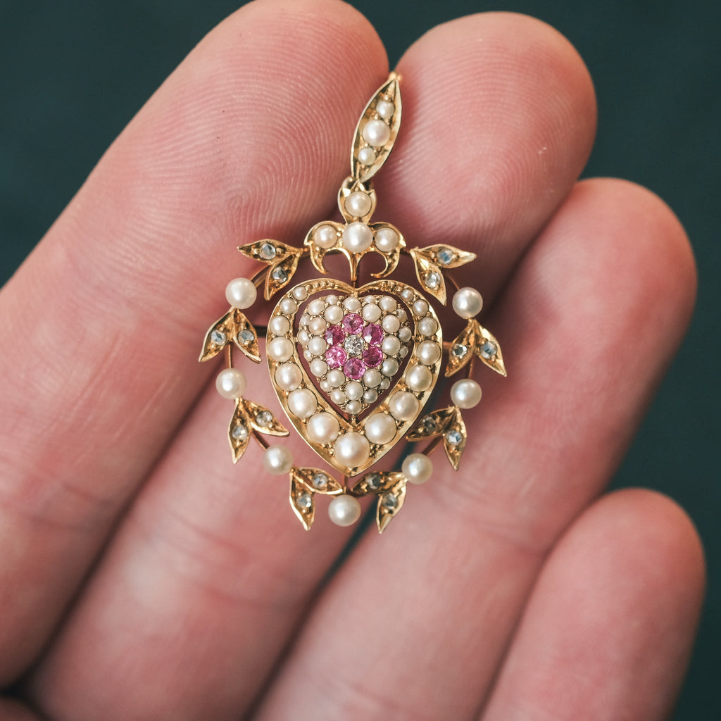 Victorian 'Victory in Love' Pendant - Lost Owl Jewelry