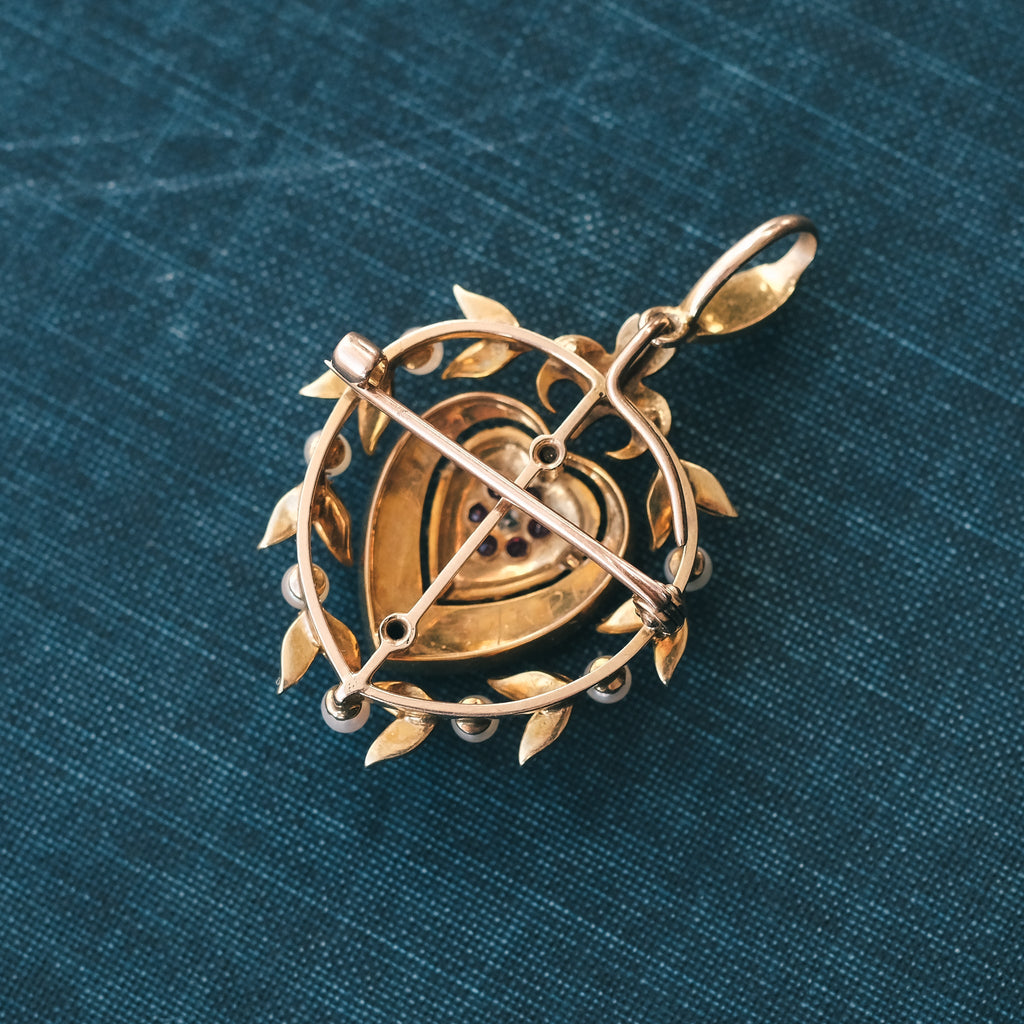 Victorian 'Victory in Love' Pendant - Lost Owl Jewelry