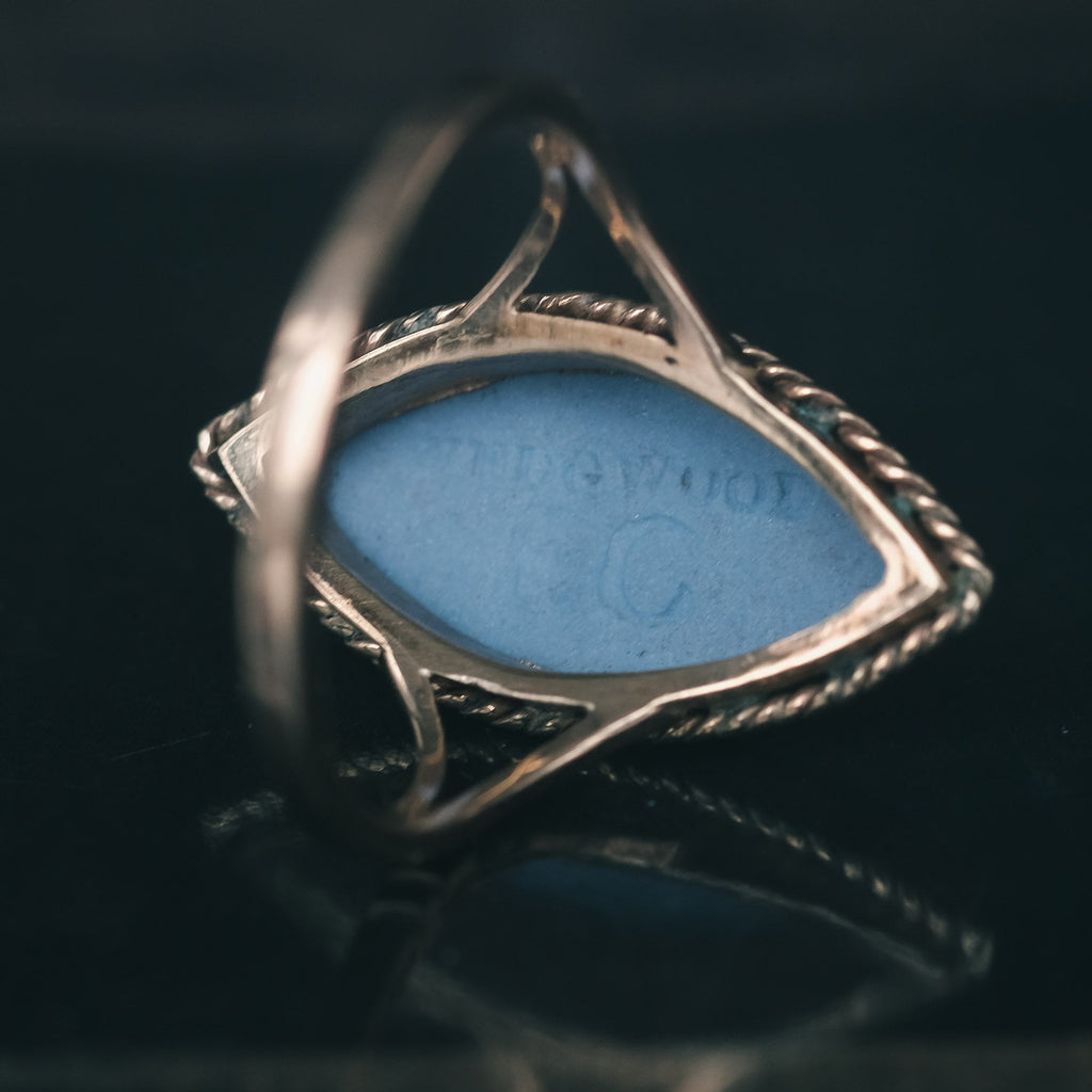 Victorian Wedgwood "Artemis" Ring - Lost Owl Jewelry