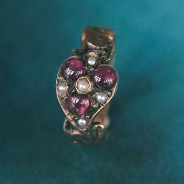 Victorian Witch's Heart Ring - Lost Owl Jewelry