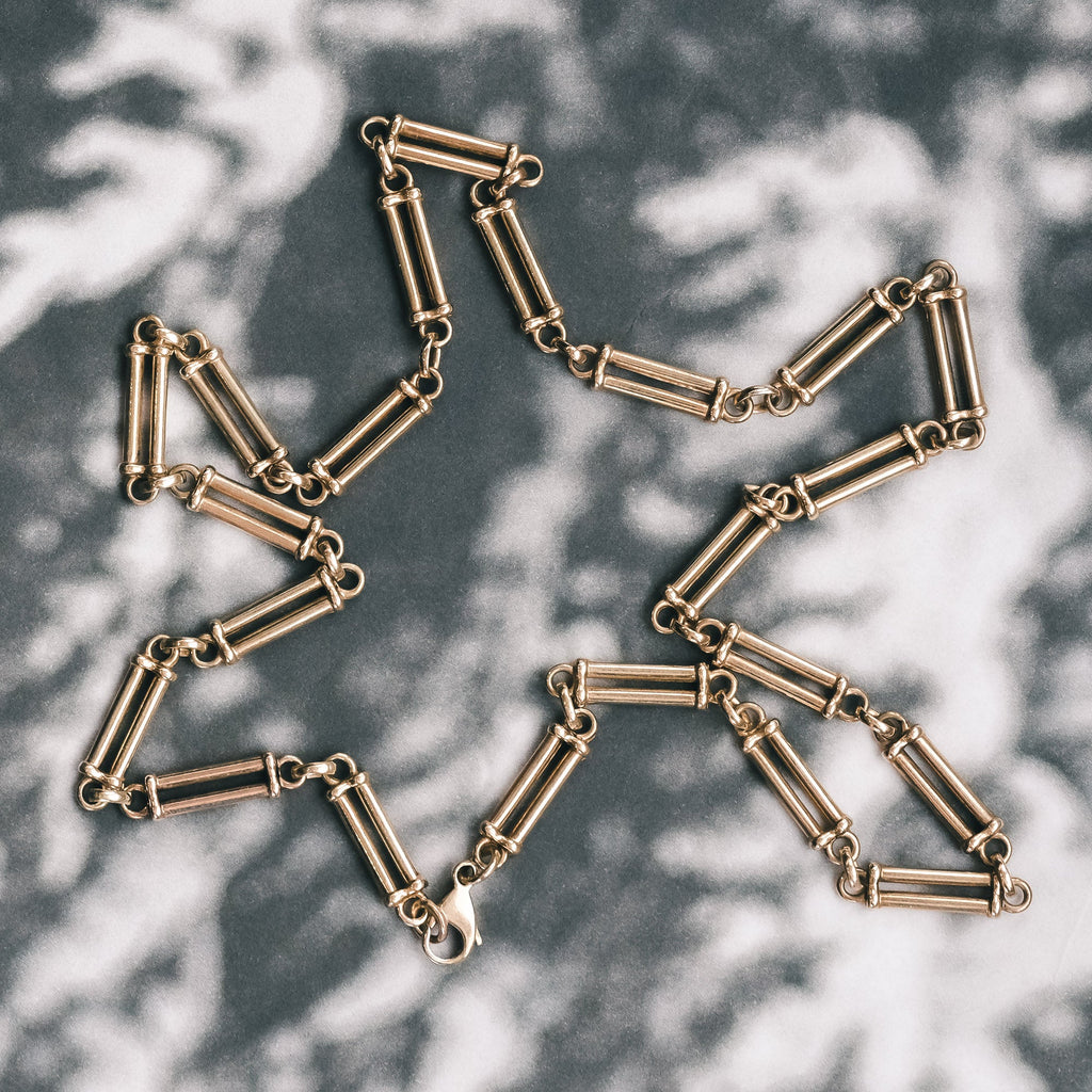 Vintage Fancy Trombone Chain - Lost Owl Jewelry