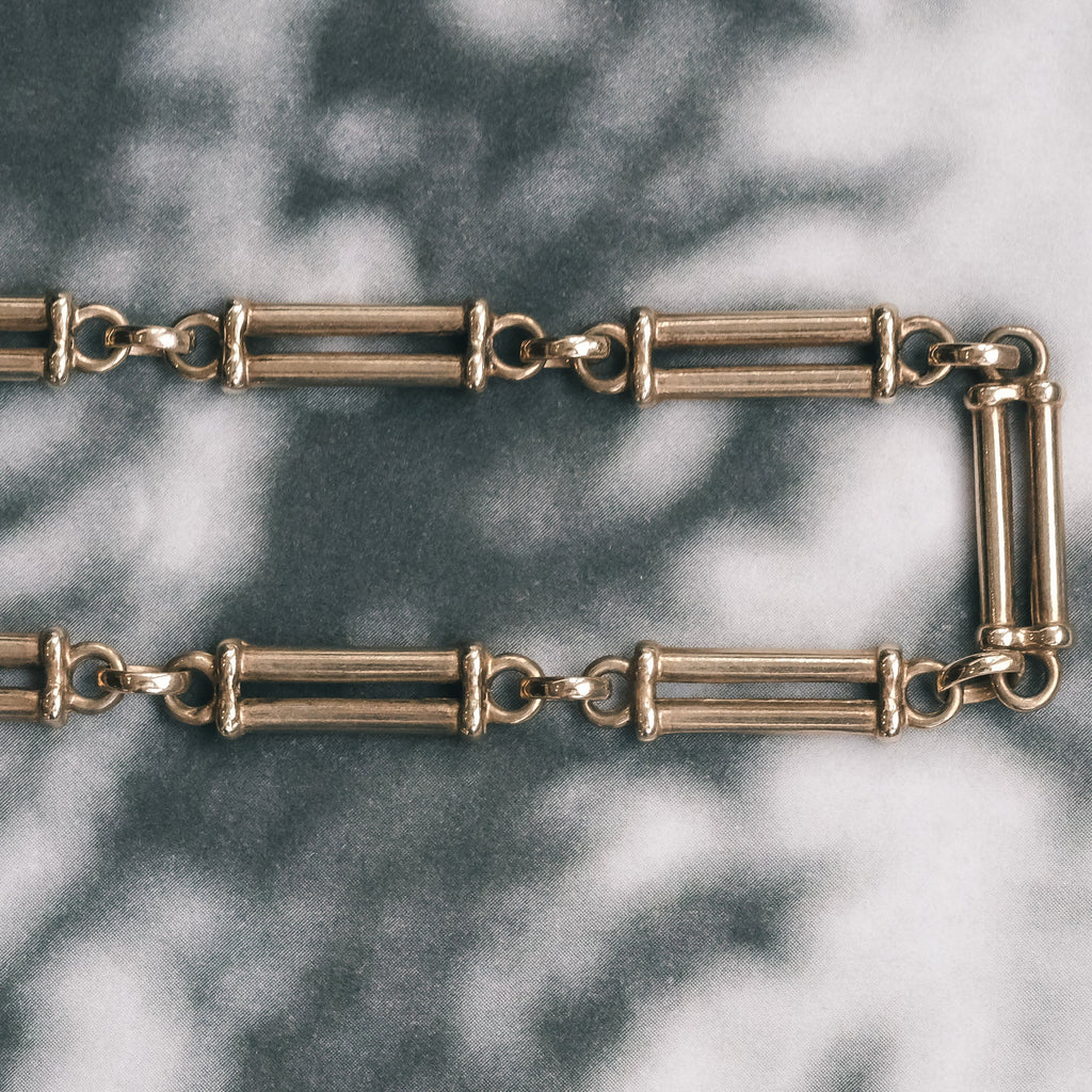 Vintage Fancy Trombone Chain - Lost Owl Jewelry