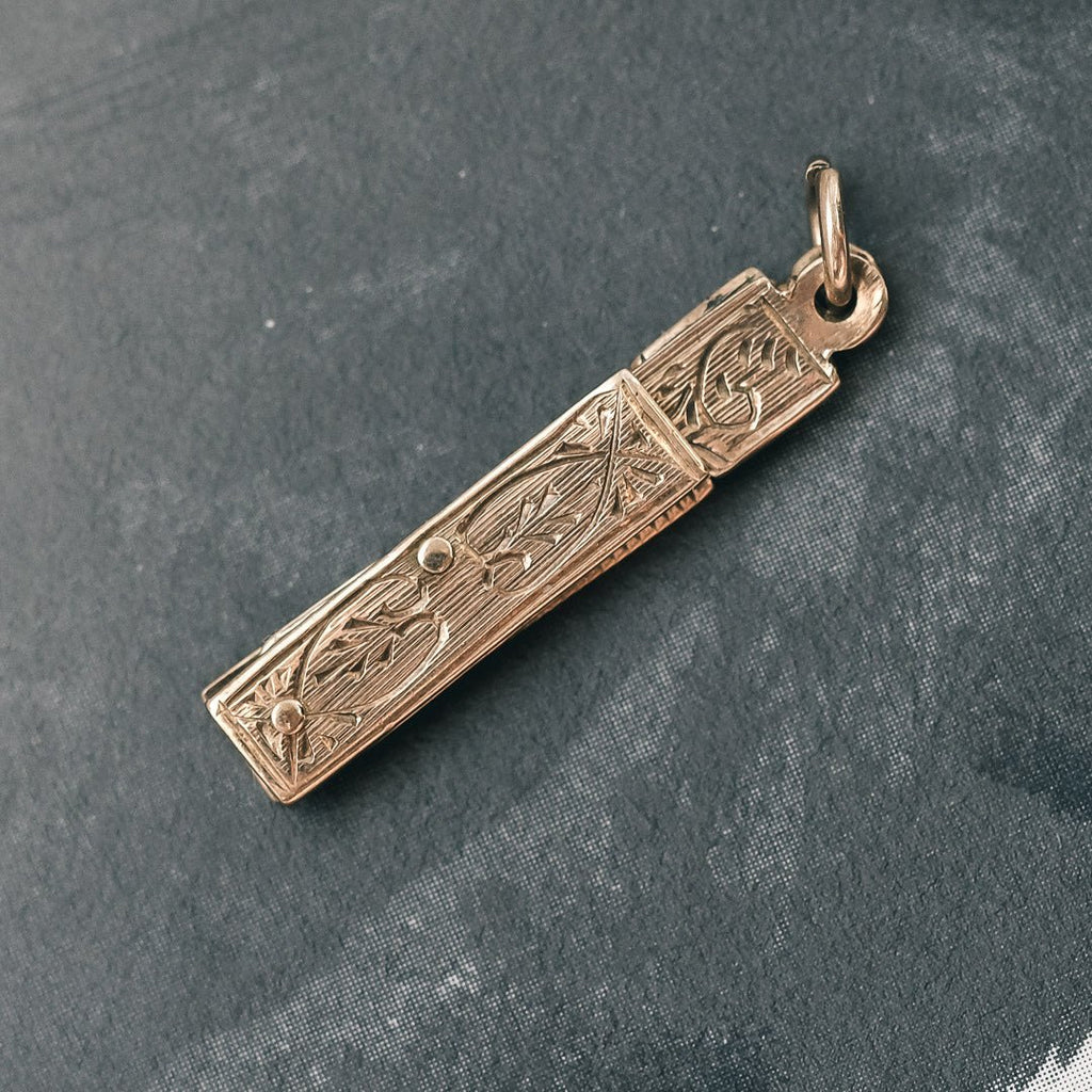 Vintage Folding Masonic Pendant - Lost Owl Jewelry