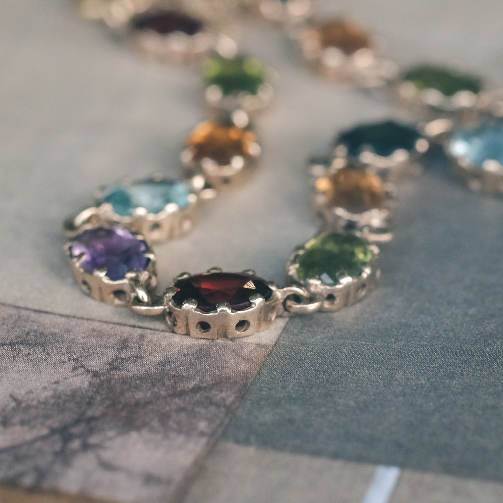 Vintage Harlequin Bracelet - Lost Owl Jewelry