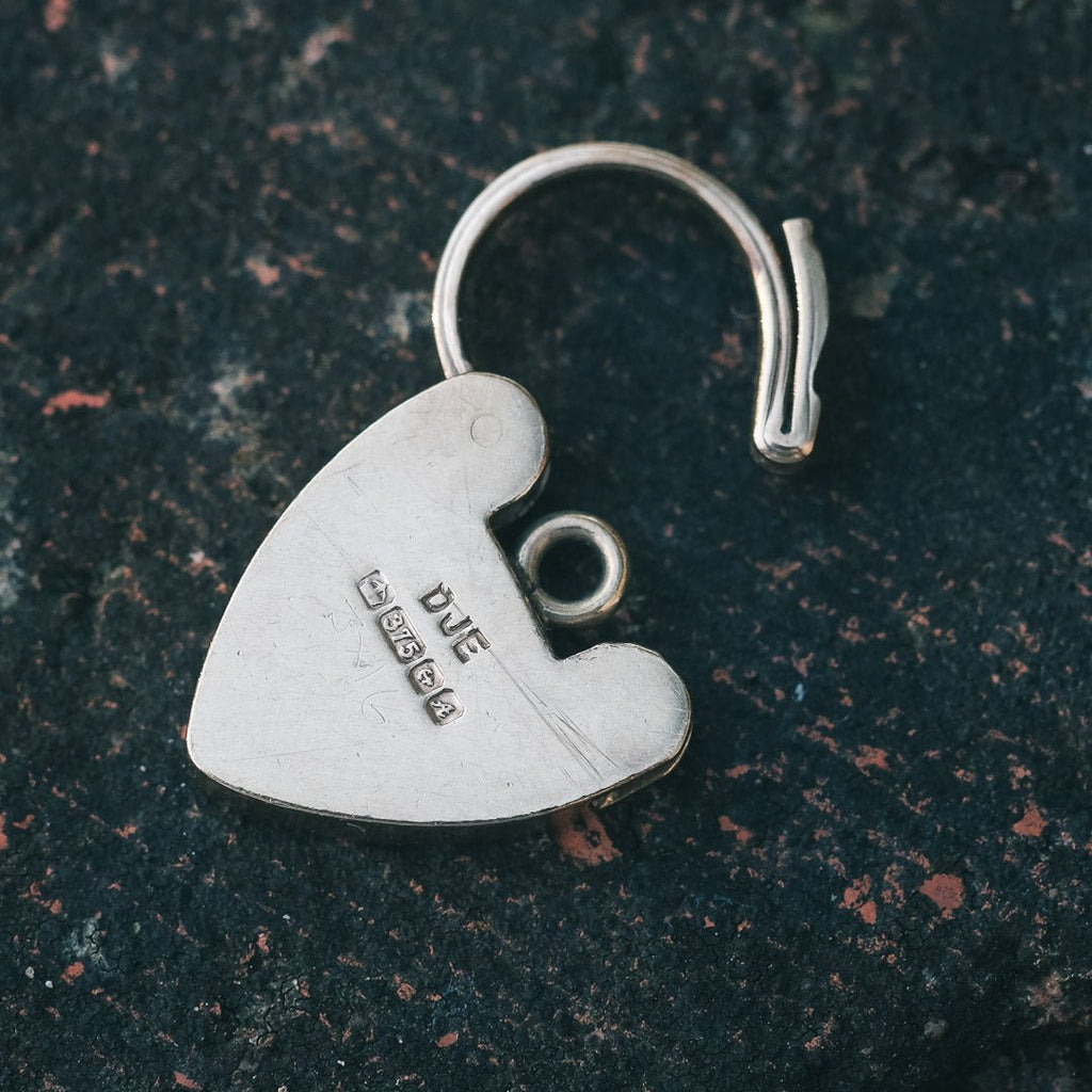 Vintage Heart Padlock - Lost Owl Jewelry
