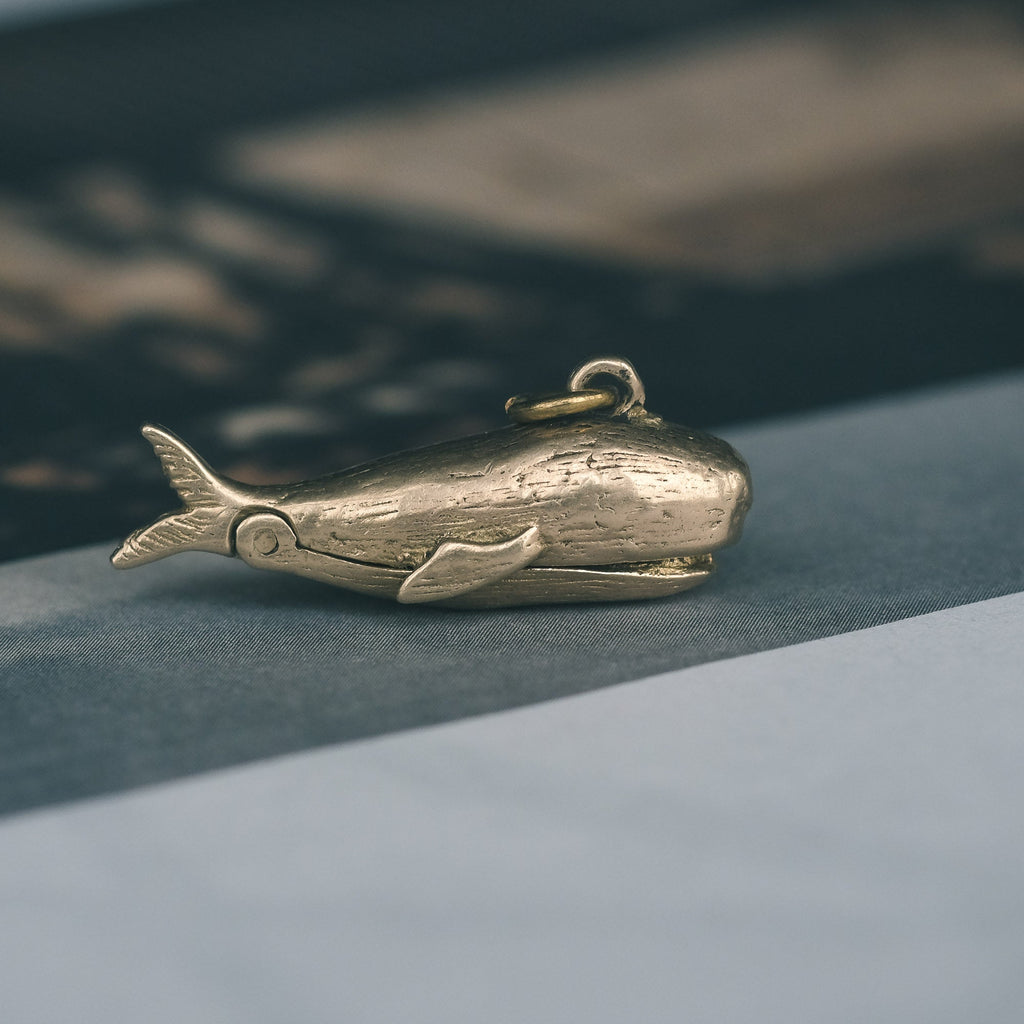 Vintage Jonah & The Whale Charm - Lost Owl Jewelry