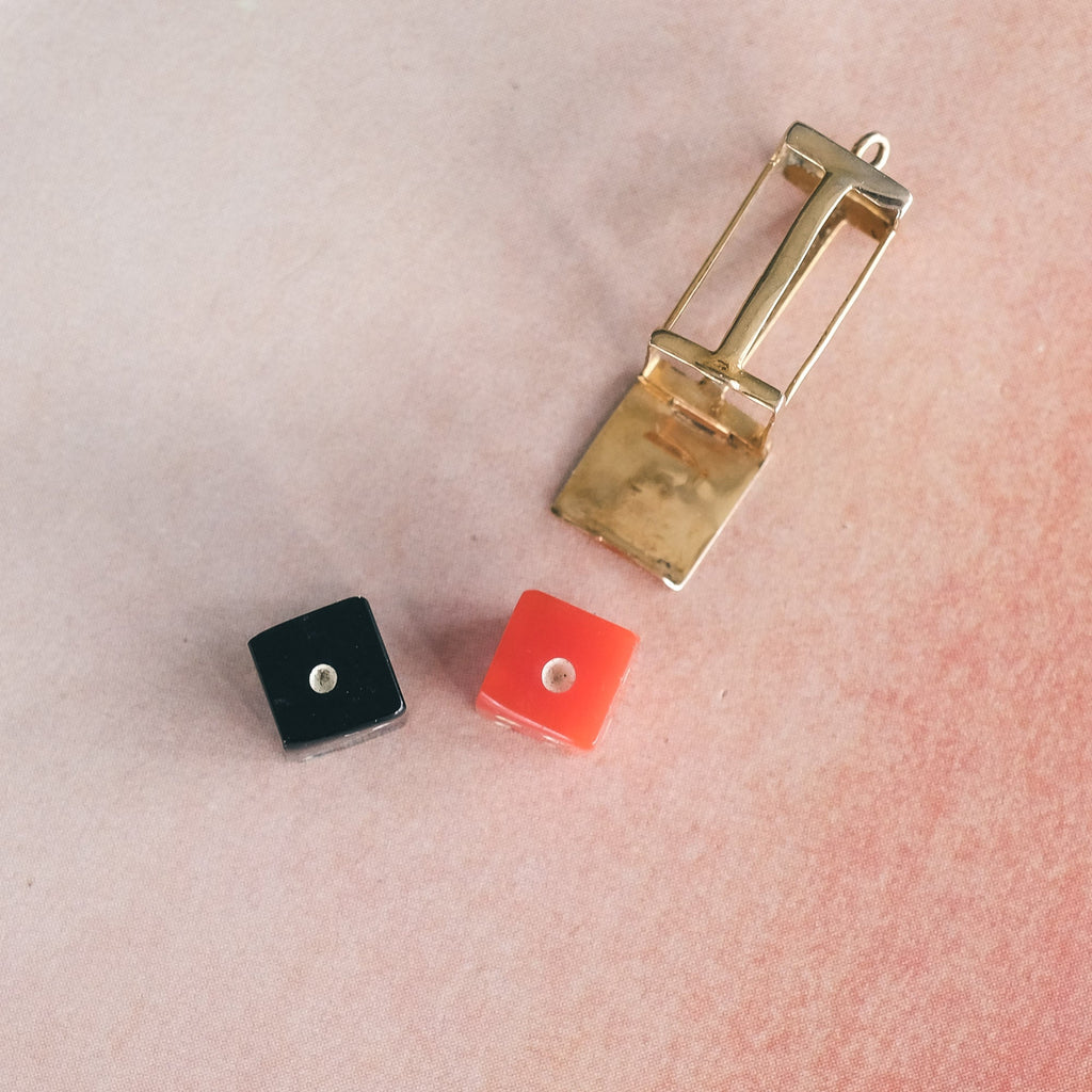 Vintage Lucky Dice Charm - Lost Owl Jewelry