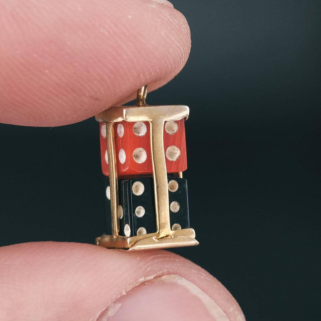 Vintage Lucky Dice Charm - Lost Owl Jewelry