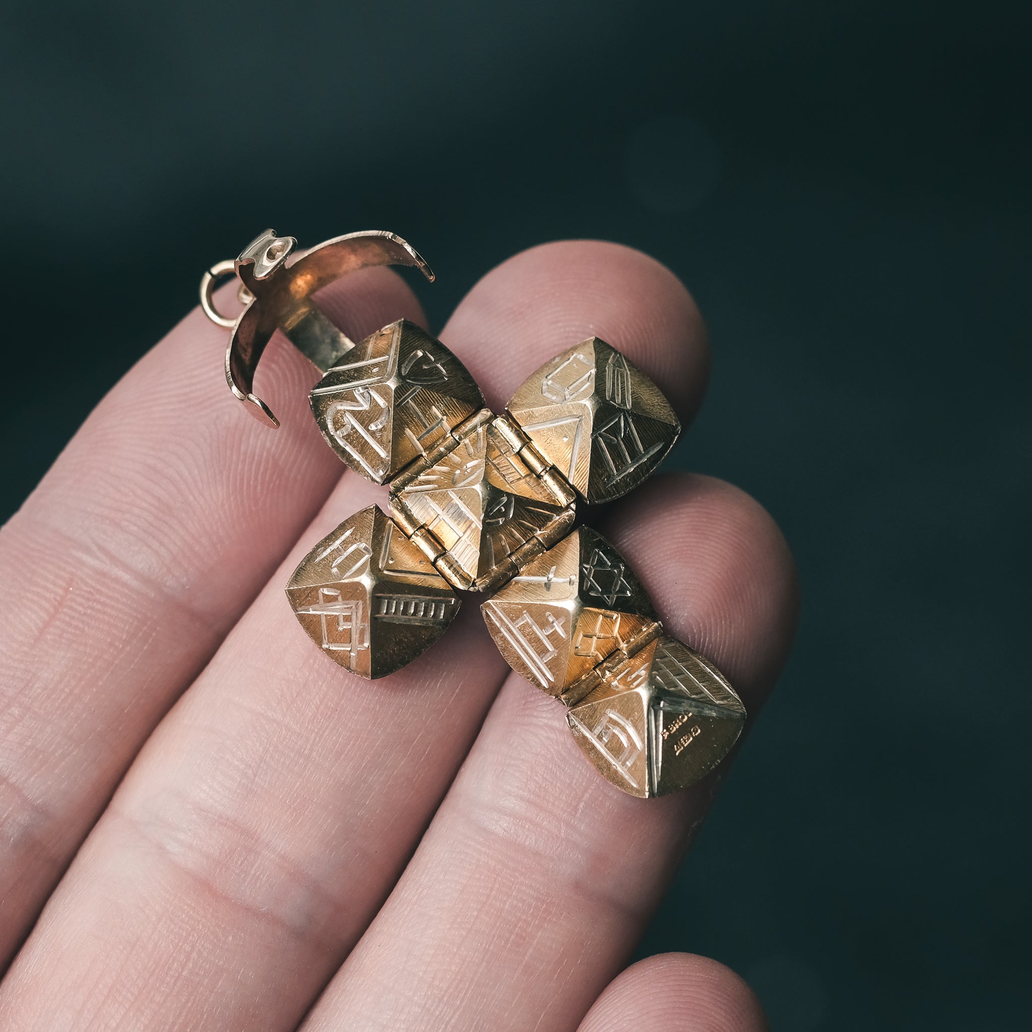 Masonic Ball Charm Vintage Masonic Ball – Lost Owl Jewelry