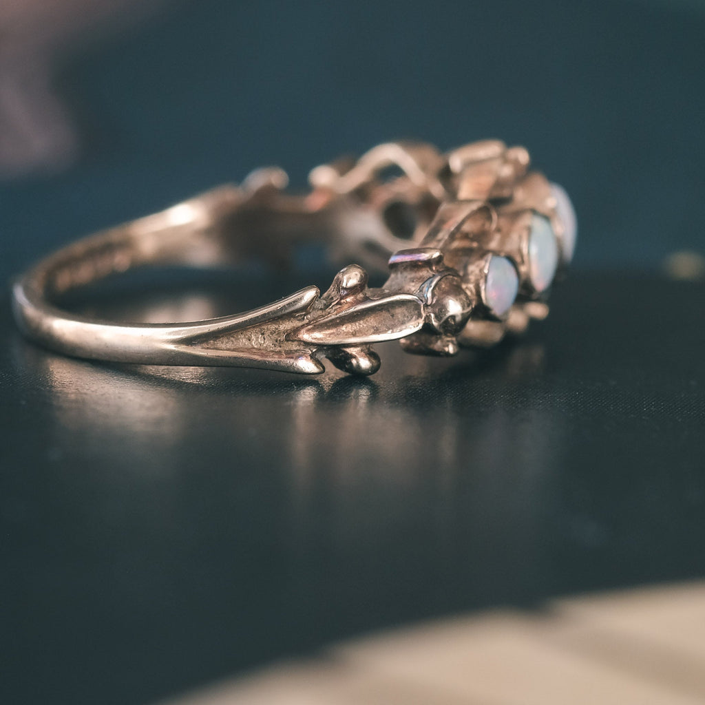 Vintage Opal 5 - Stone Ring - Lost Owl Jewelry